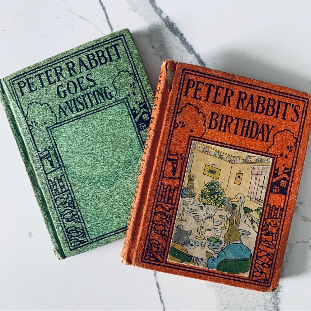 Peter Rabbit Set 2 Vintage Books - Picture 2 of 9